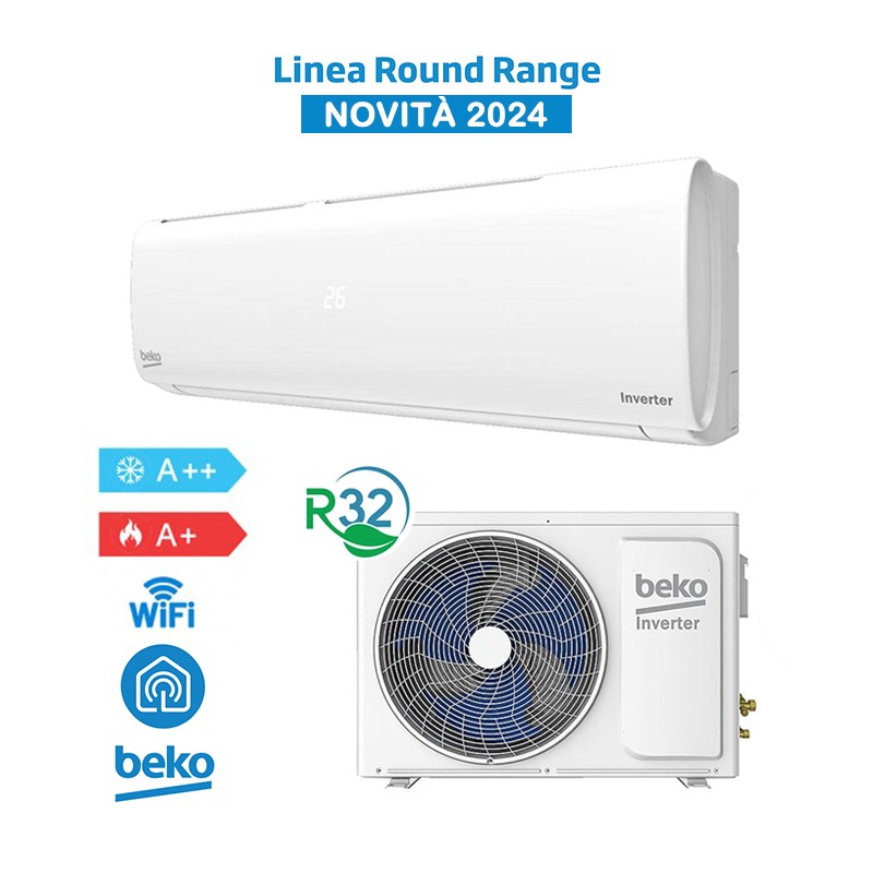 Beko BEHPC120 + BEHPC121 Condizionatore Climatizzatore 12000Btu A++/A+ 3