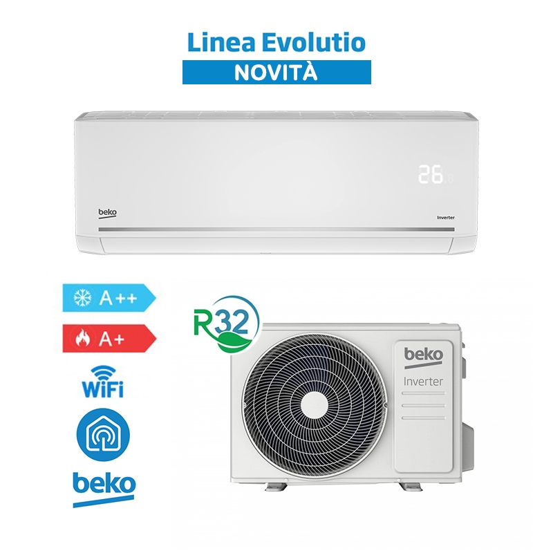 Beko BEHPG125 + BEHPG126 Condizionatore Climatizzatore 12000Btu A++/A+ 3