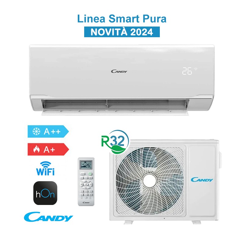 Candy Pura Kit CY09RA Condizionatore Climatizzatore 9000BTU 2