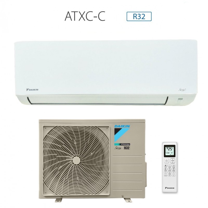 Daikin ATXC25C ARXC25C Condizionatore Climatizzatore 9000Btu Siesta New Evolution A++/A+ Inverter Wifi Ready