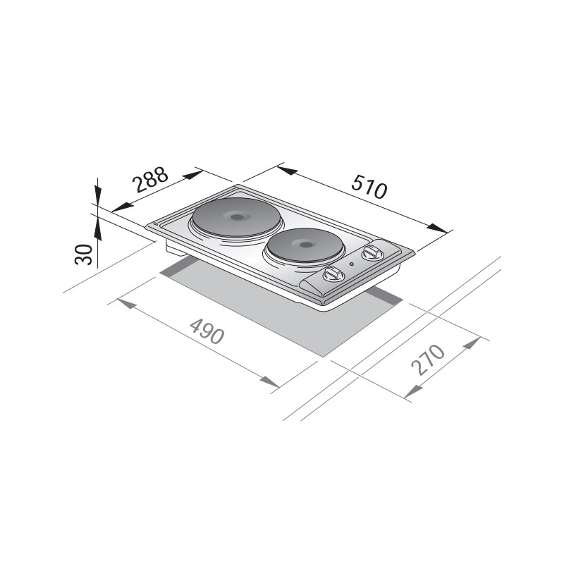 delonghi-i-23-2-er-piano-cottura-acciaio-inox-da-incasso-30-cm-piastra-sigillata-2-fornelloi - Eurogreis